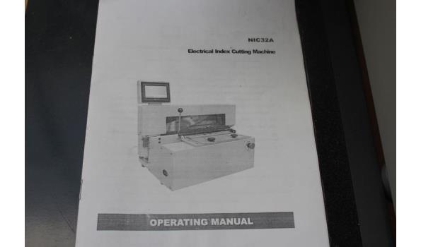 nieuwe electrical index cutting machine NIC 32A